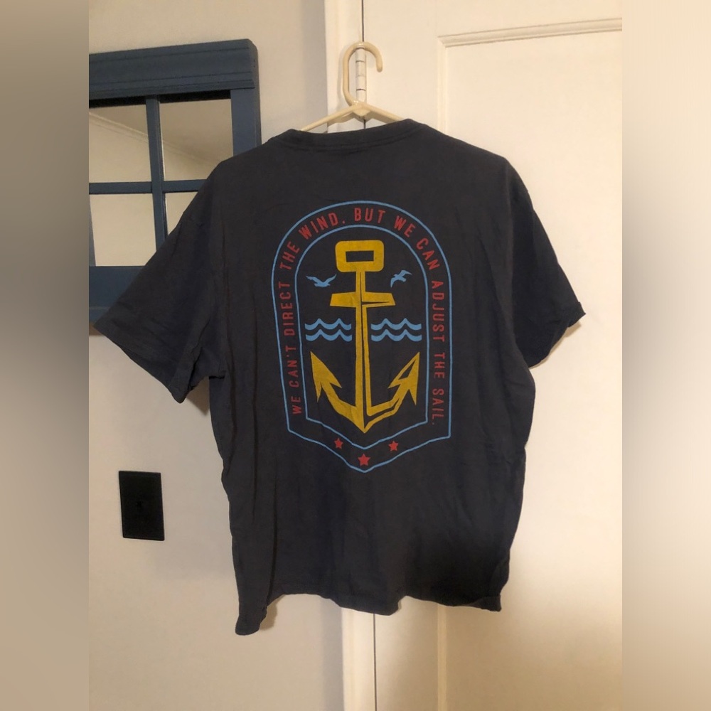 Navy Blue Nautical Free Planet Tee